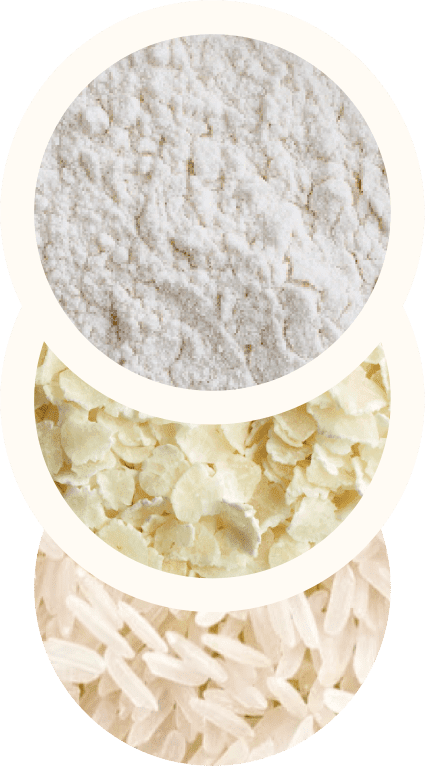 Farine di cereali senza glutine